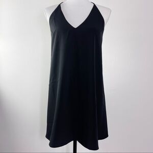 Tobi Sleeveless Swing Dress in Black, Small